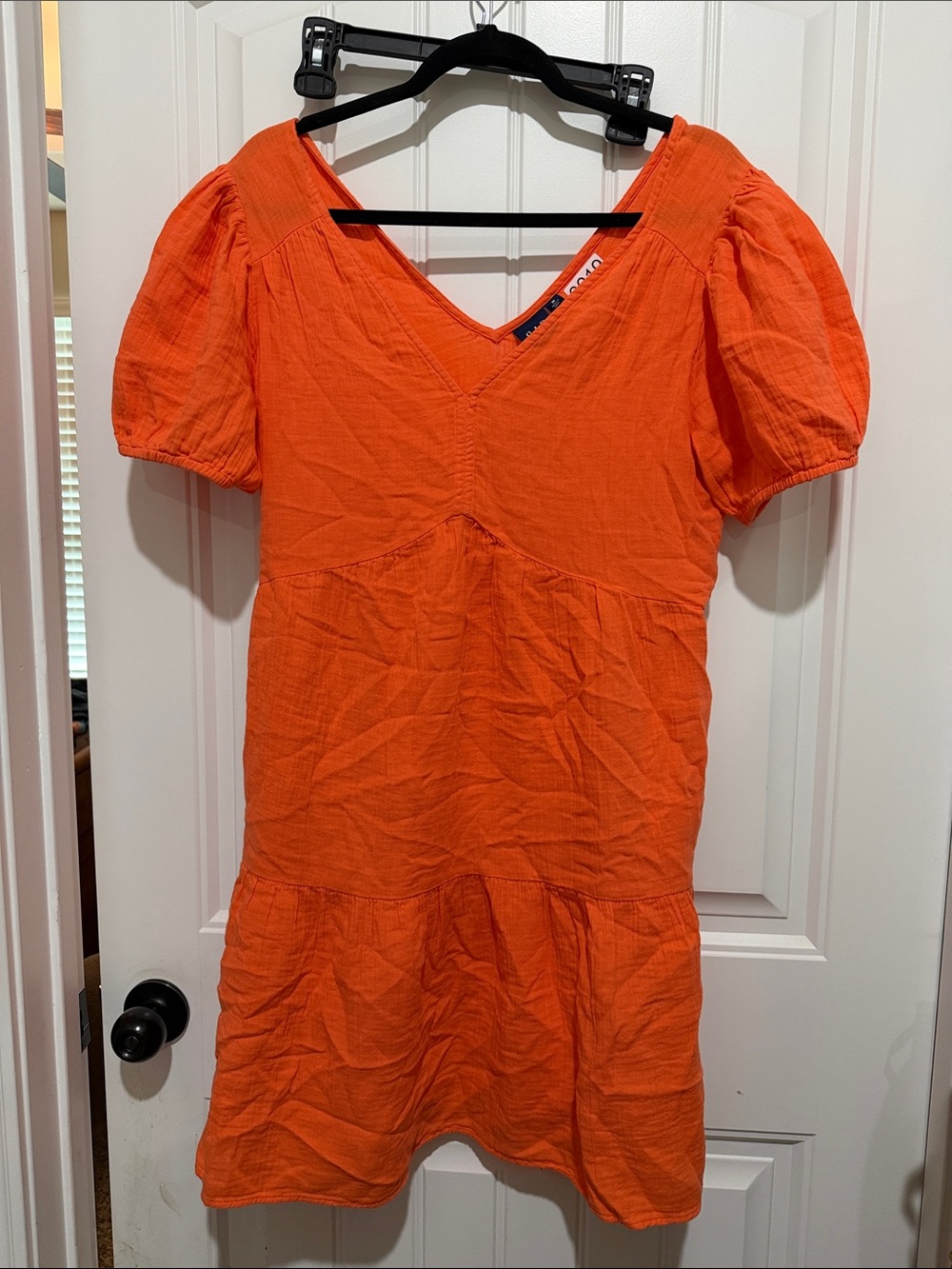 GAP Bright Orange Scoop Neck Top